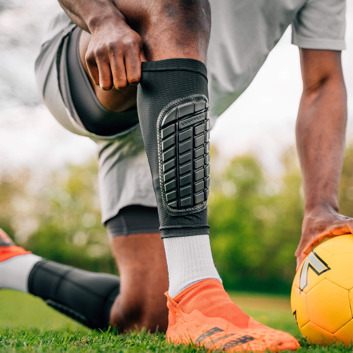 Shin Guard Icon Bodyprox Soccer Shin Guards Sleeves for Men, Women and Youth – BODYPROX