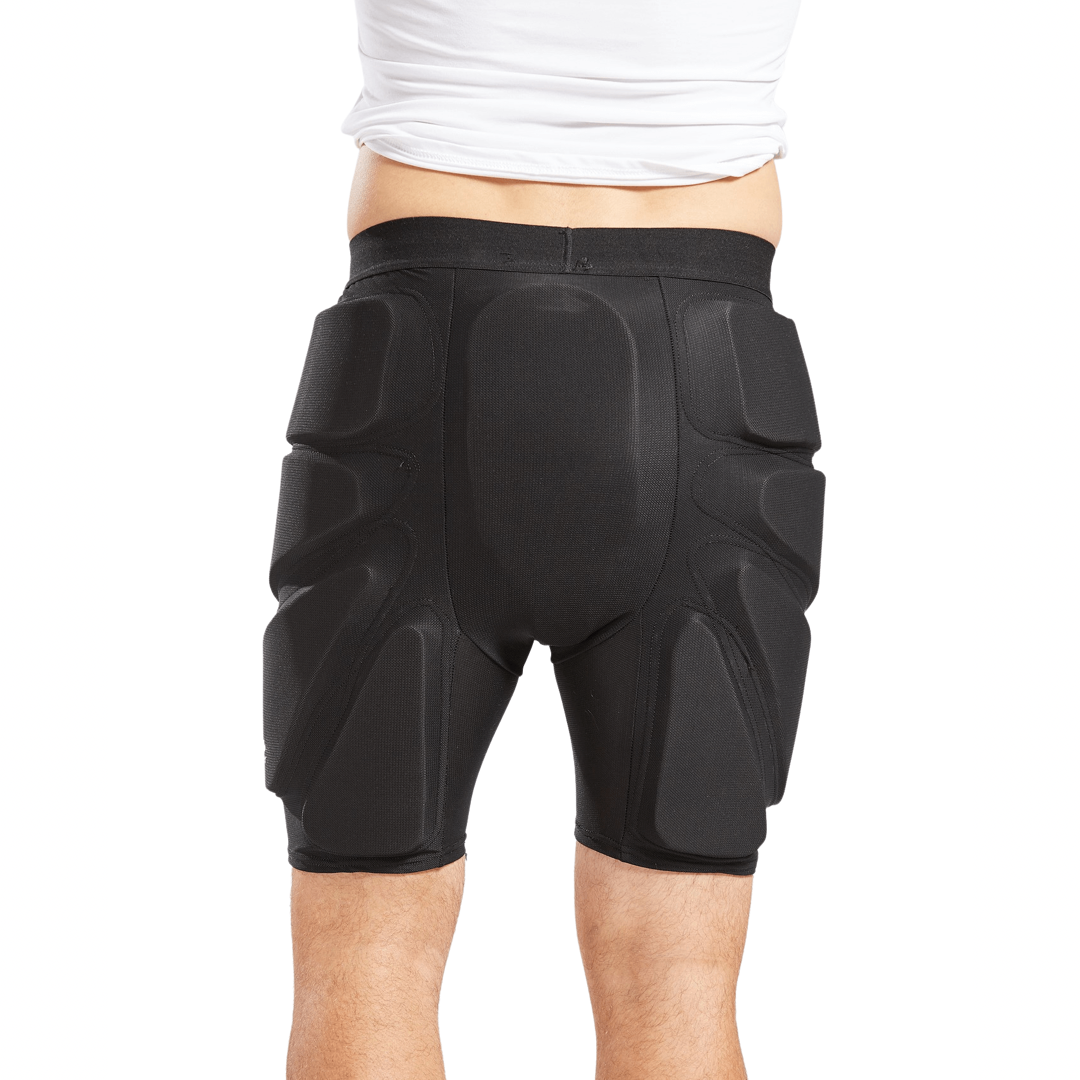 TUOY Men's Padded Compression Pants Quick Drying 7 Pads Hip Thigh Protector  for Male 